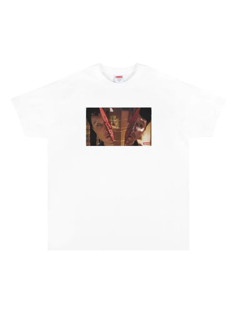Футболка Supreme Split Tee 'White' — изображение 1 из 1, белый