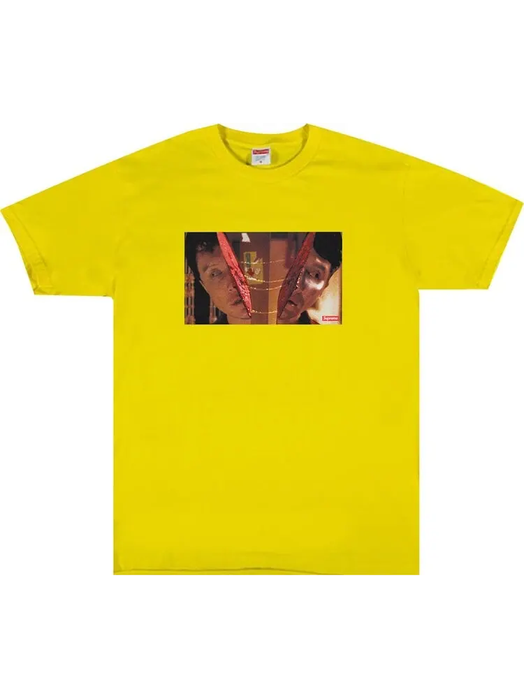 Футболка Supreme Split Tee 'Yellow' — изображение 1 из 1, желтый