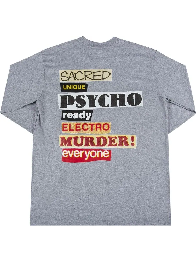 Лонгслив Supreme Sacred Unique Long-Sleeve Tee 'Heather Grey' — изображение 2 из 3, серый
