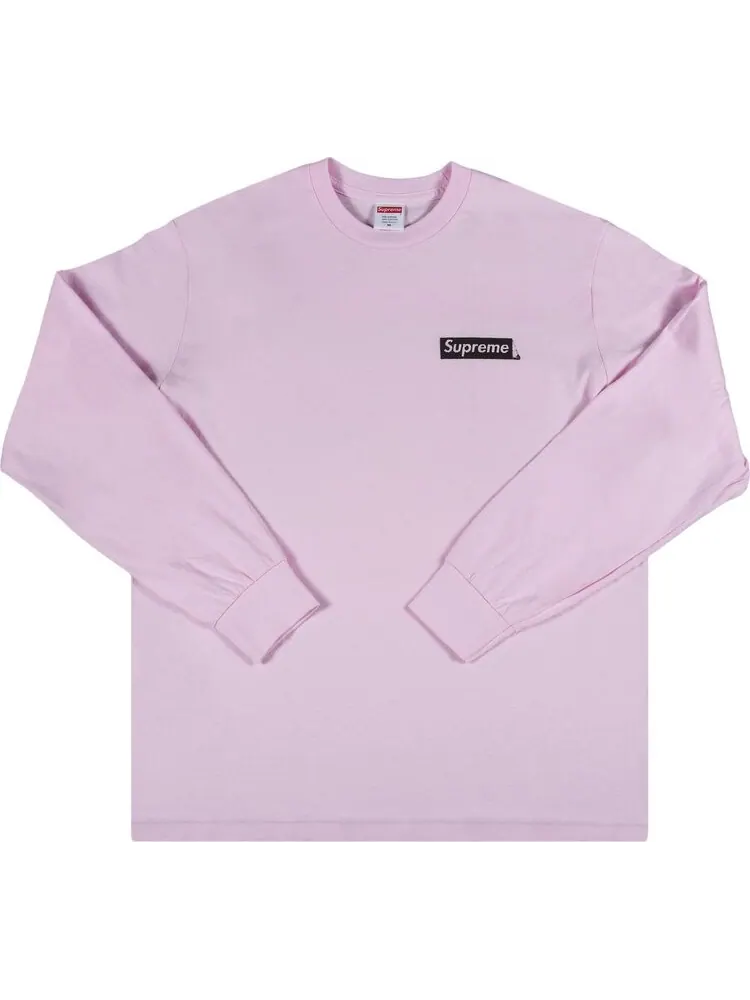 Лонгслив Supreme Sacred Unique Long-Sleeve Tee 'Light Pink' — изображение 1 из 3, розовый