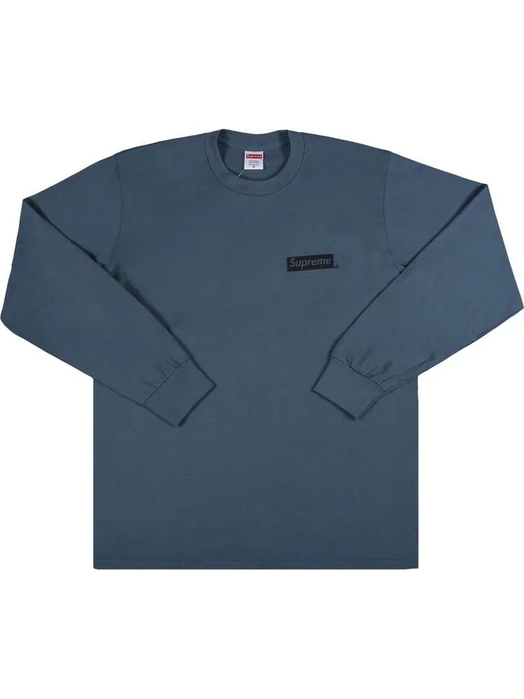 Лонгслив Supreme Sacred Unique Long-Sleeve Tee 'Slate' — изображение 1 из 3, синий