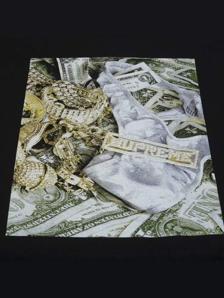 Футболка Supreme Bling Tee 'Black' — изображение 2 из 2, черный