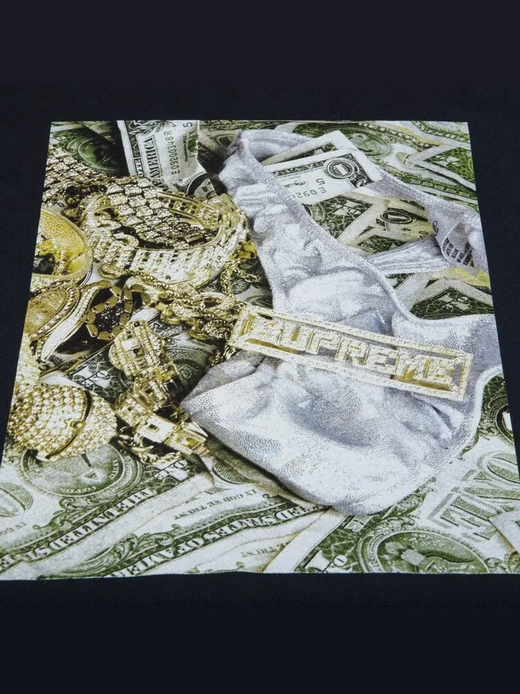 Футболка Supreme Bling Tee 'Navy' — изображение 2 из 2, синий
