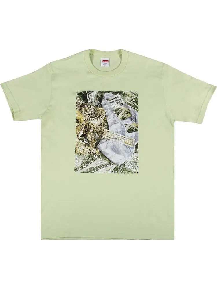 Футболка Supreme Bling Tee 'Pale Mint' — изображение 1 из 2, зеленый