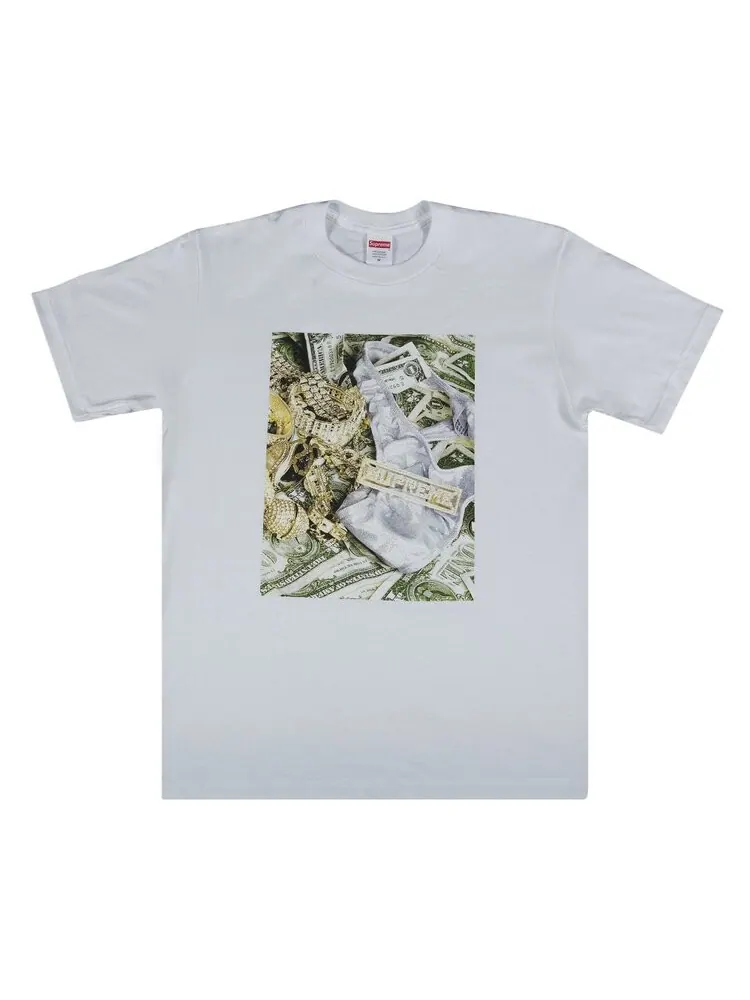 Футболка Supreme Bling Tee 'White' — изображение 1 из 2, белый
