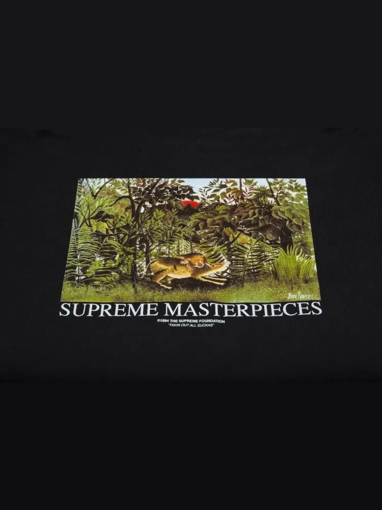 Футболка Supreme Masterpieces Tee 'Black' — изображение 2 из 2, черный