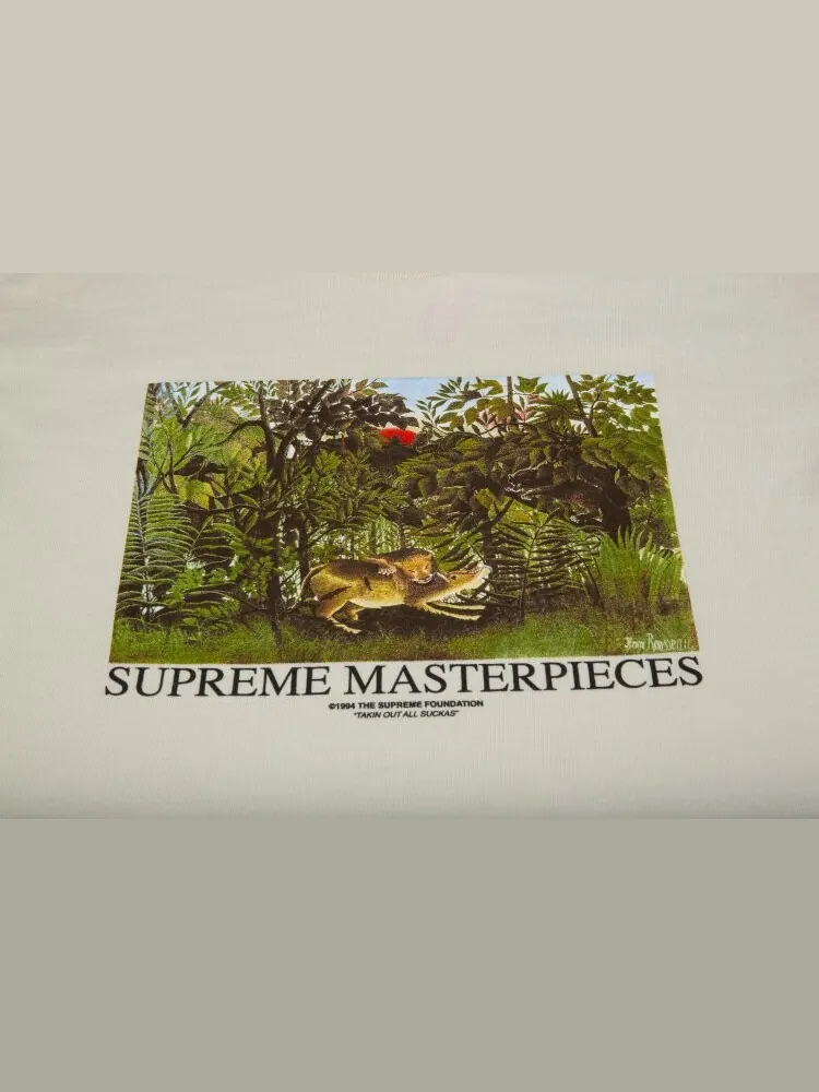 Футболка Supreme Masterpieces Tee 'Natural' — изображение 2 из 2, загар