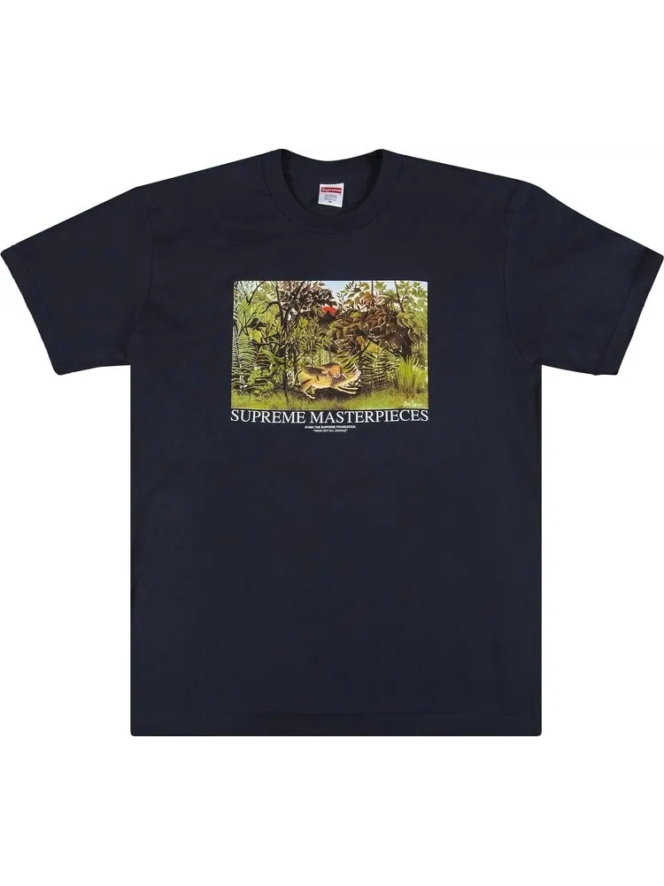 Футболка Supreme Masterpieces Tee 'Navy' — изображение 1 из 2, синий