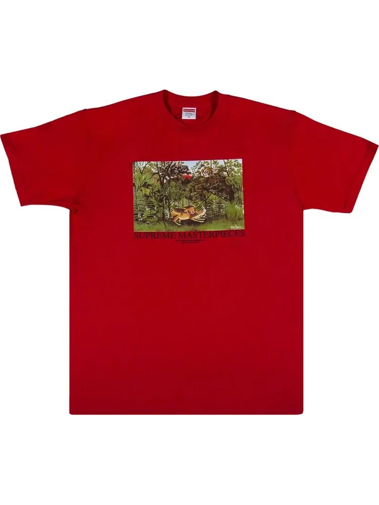 Футболка Supreme Masterpieces Tee 'Red' — изображение 1 из 2, красный