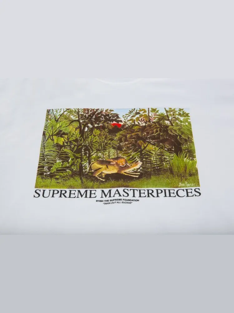 Футболка Supreme Masterpieces Tee 'White' — изображение 2 из 2, белый