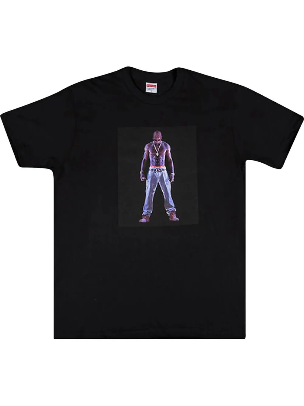 Футболка Supreme Tupac Hologram — изображение 1 из 1, черный