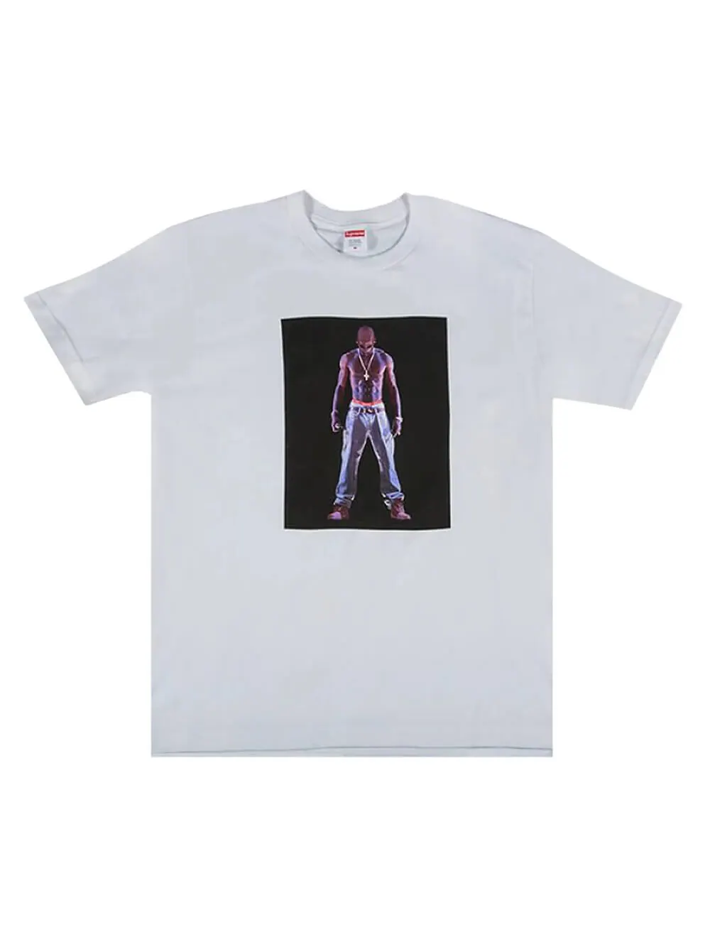 Футболка Supreme Tupac Hologram — изображение 1 из 1, белый