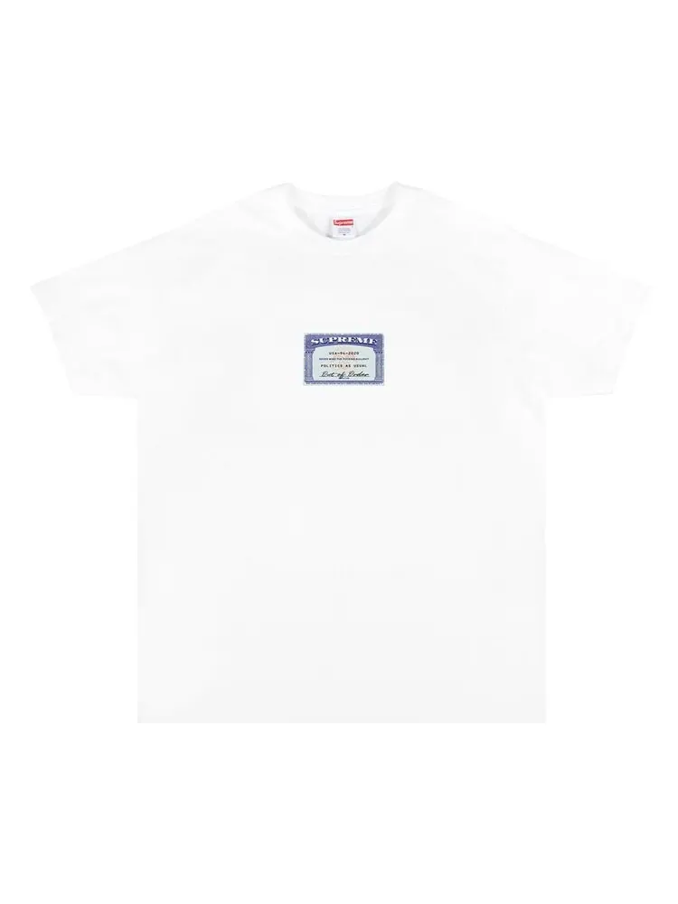 Футболка Supreme Social Tee 'White' — изображение 1 из 1, белый