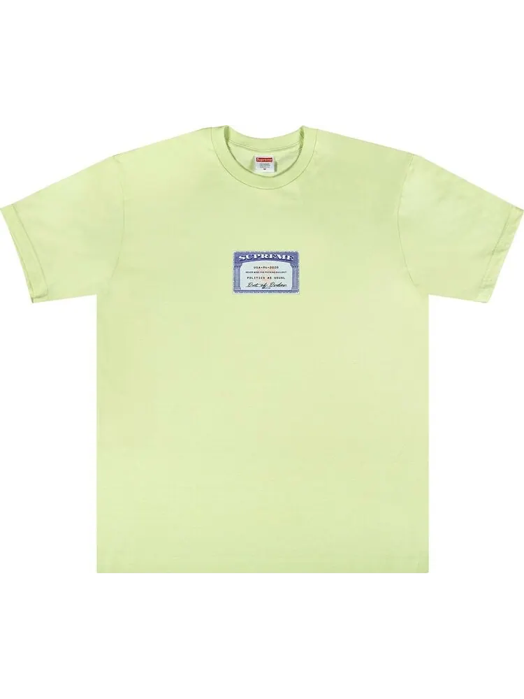 Футболка Supreme Social Tee 'Pale Mint' — изображение 1 из 1, зеленый