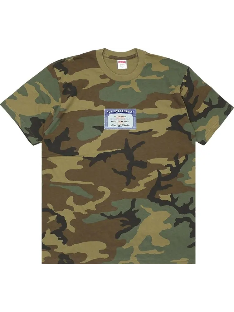 Футболка Supreme Social Tee 'Woodland Camo' — изображение 1 из 1, мульти