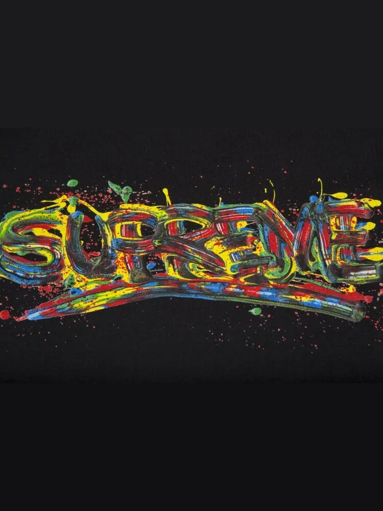 Футболка Supreme Paint Logo Tee 'Black' — изображение 2 из 2, черный