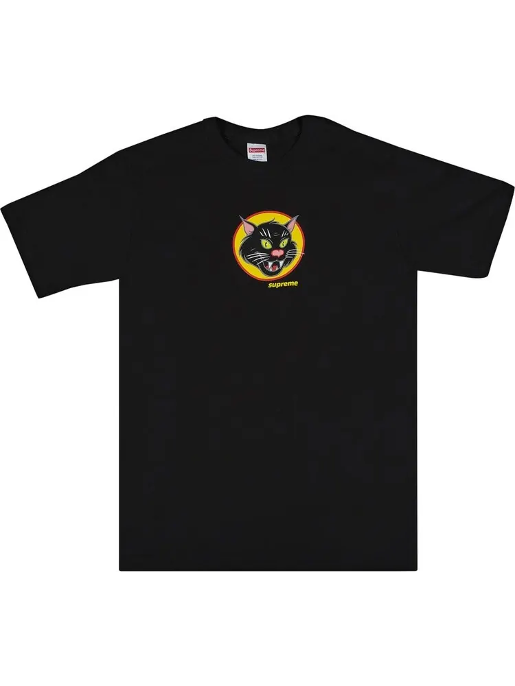 Футболка Supreme Black Cat Tee 'Black' — изображение 1 из 2, черный
