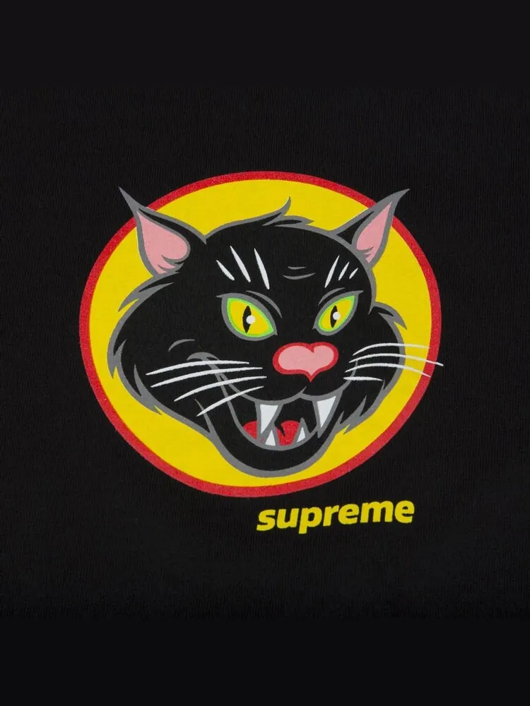 Футболка Supreme Black Cat Tee 'Black' — изображение 2 из 2, черный