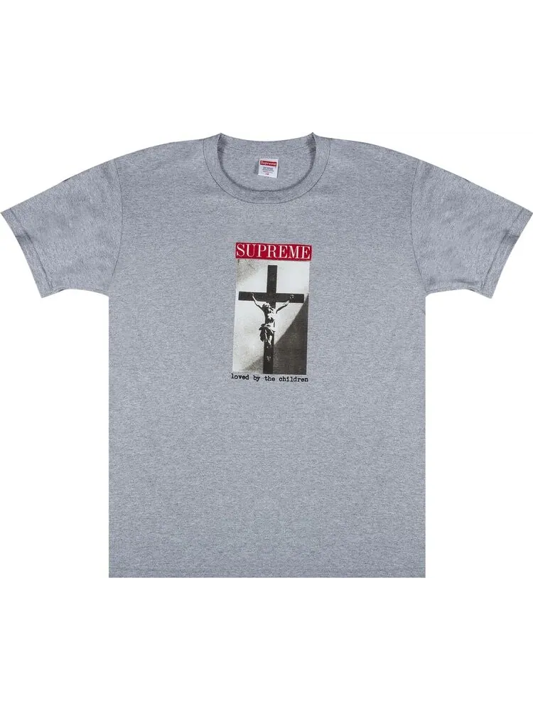 Футболка Supreme Loved By The Children Tee 'Heather Grey' — изображение 1 из 2, серый