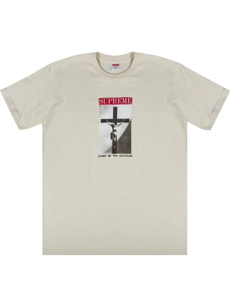 Футболка Supreme Loved By The Children Tee 'Natural' — изображение 1 из 2, загар