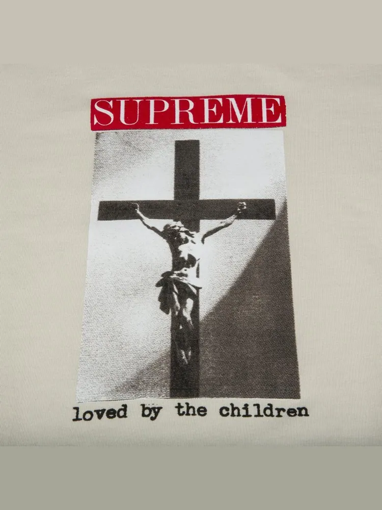 Футболка Supreme Loved By The Children Tee 'Natural' — изображение 2 из 2, загар