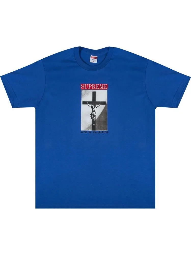 Футболка Supreme Loved By The Children Tee 'Royal' — изображение 1 из 2, синий