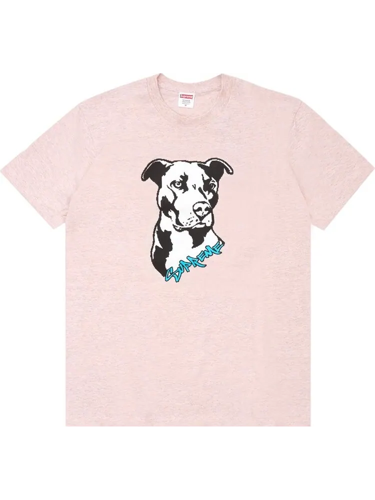 Футболка Supreme Pitbull Tee 'Heather Pink' — изображение 1 из 1, розовый