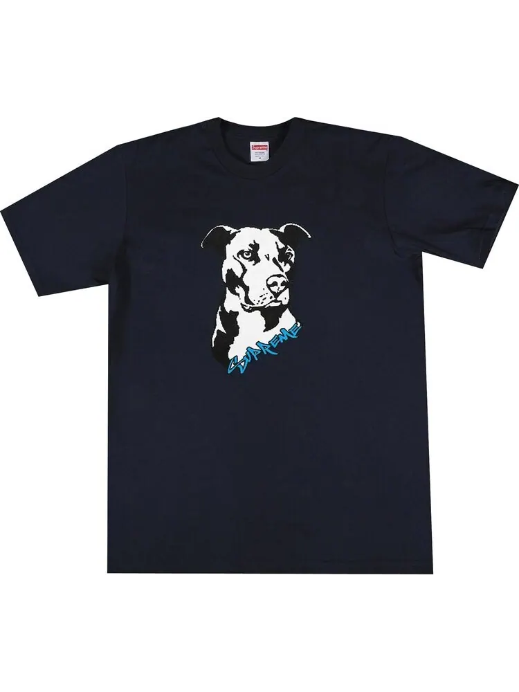 Футболка Supreme Pitbull Tee 'Navy' — изображение 1 из 1, синий