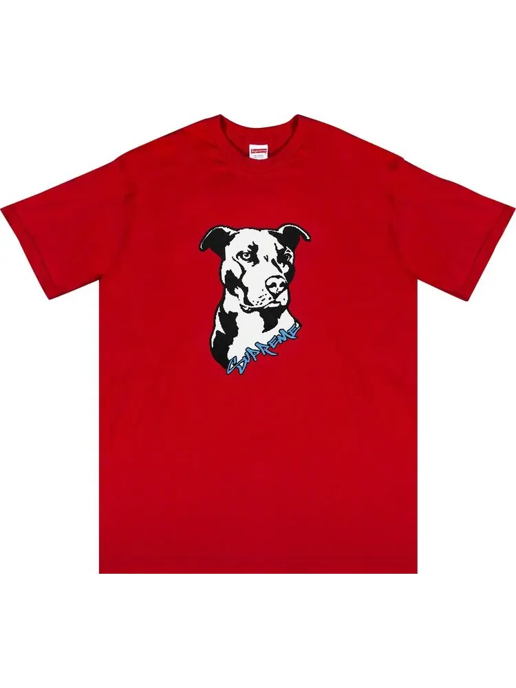 Футболка Supreme Pitbull Tee 'Red' — изображение 1 из 1, красный