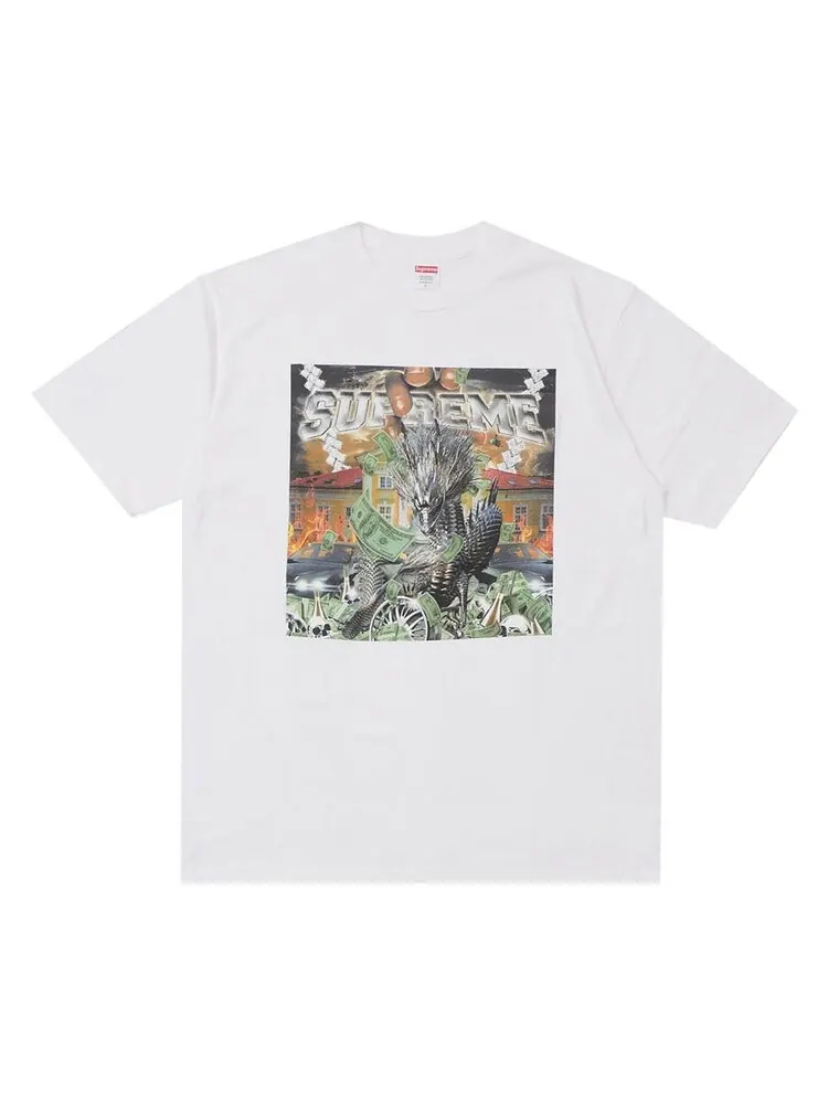 Футболка Supreme Dragon Tee 'White' — изображение 1 из 1, белый