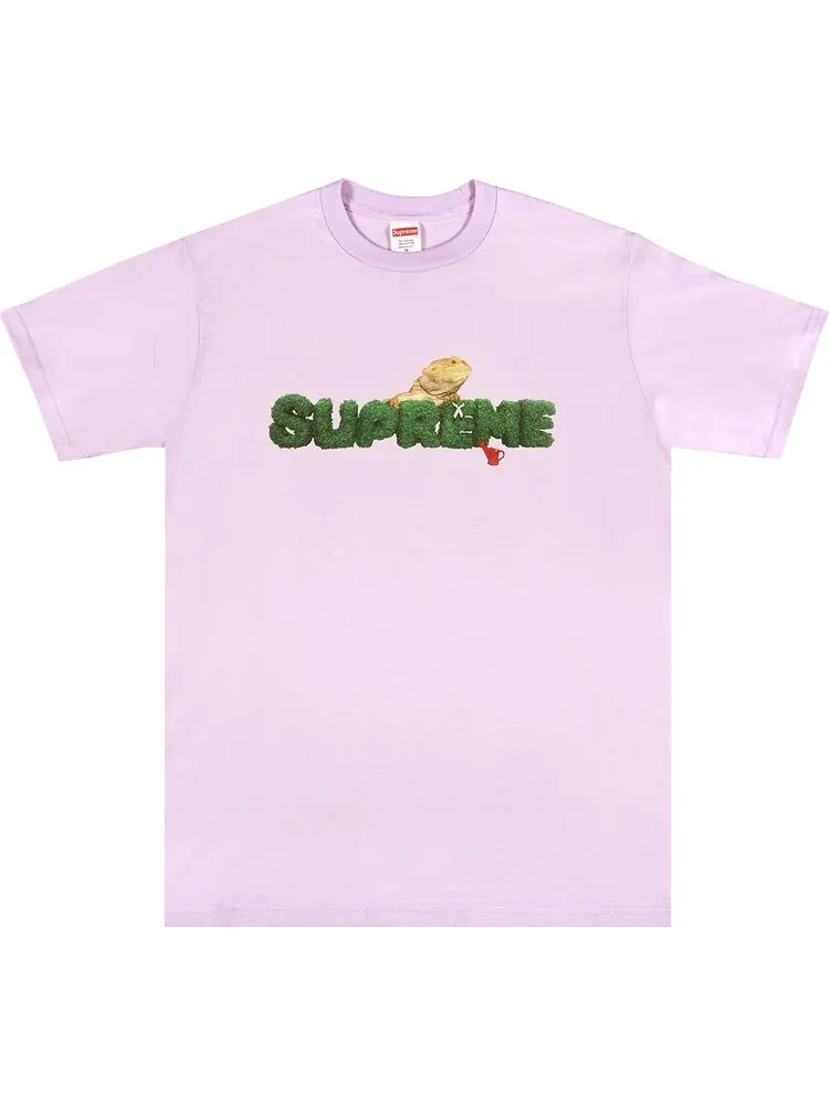 Футболка Supreme Lizard Tee 'Light Purple' — изображение 1 из 1, фиолетовый