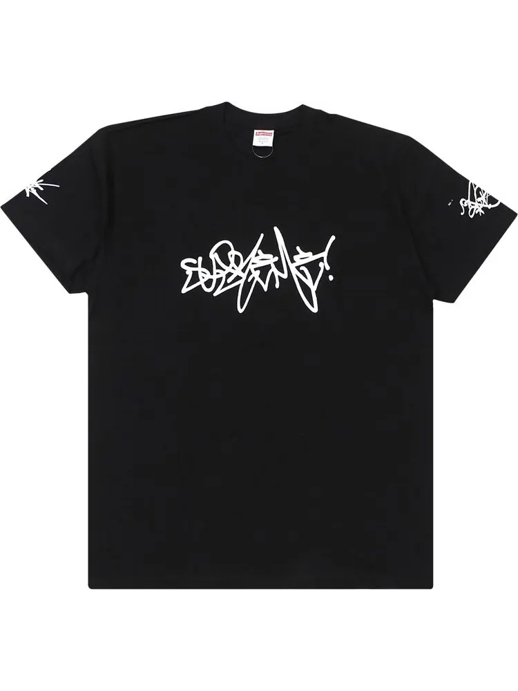 Футболка Supreme Rammellzee Tag Tee 'Black' — изображение 1 из 1, черный