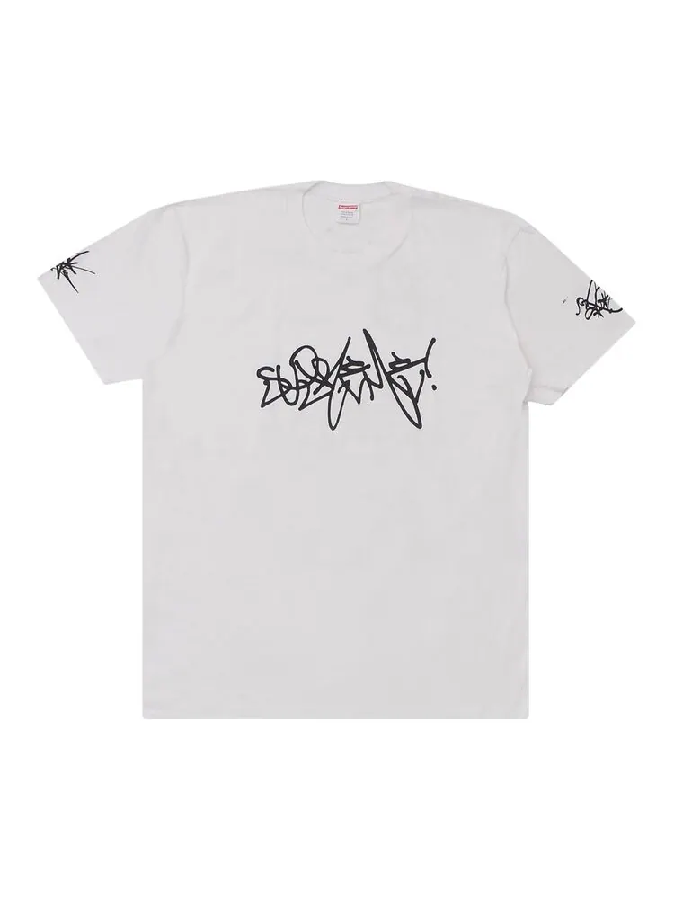 Футболка Supreme Rammellzee Tag Tee 'White' — изображение 1 из 1, белый