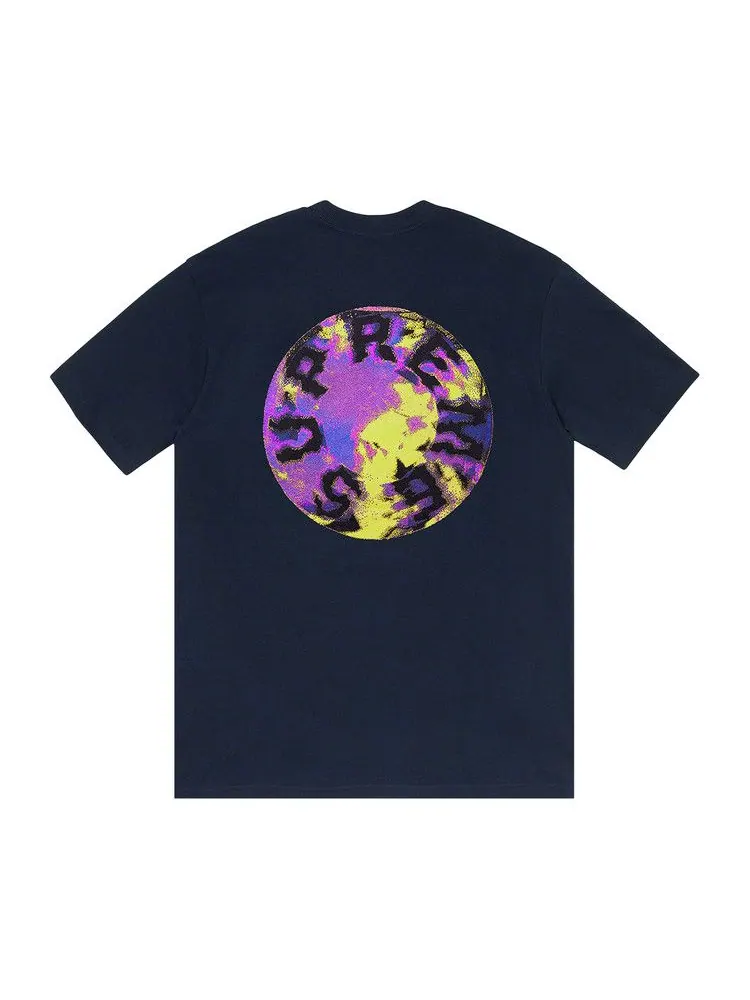 Футболка Supreme Marble Tee — изображение 2 из 2, темно-синий