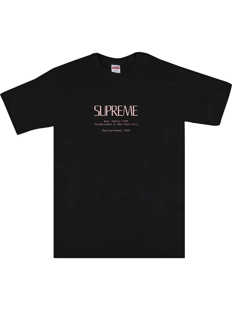 Футболка Supreme Anno Domini Tee 'Black' — изображение 1 из 1, черный
