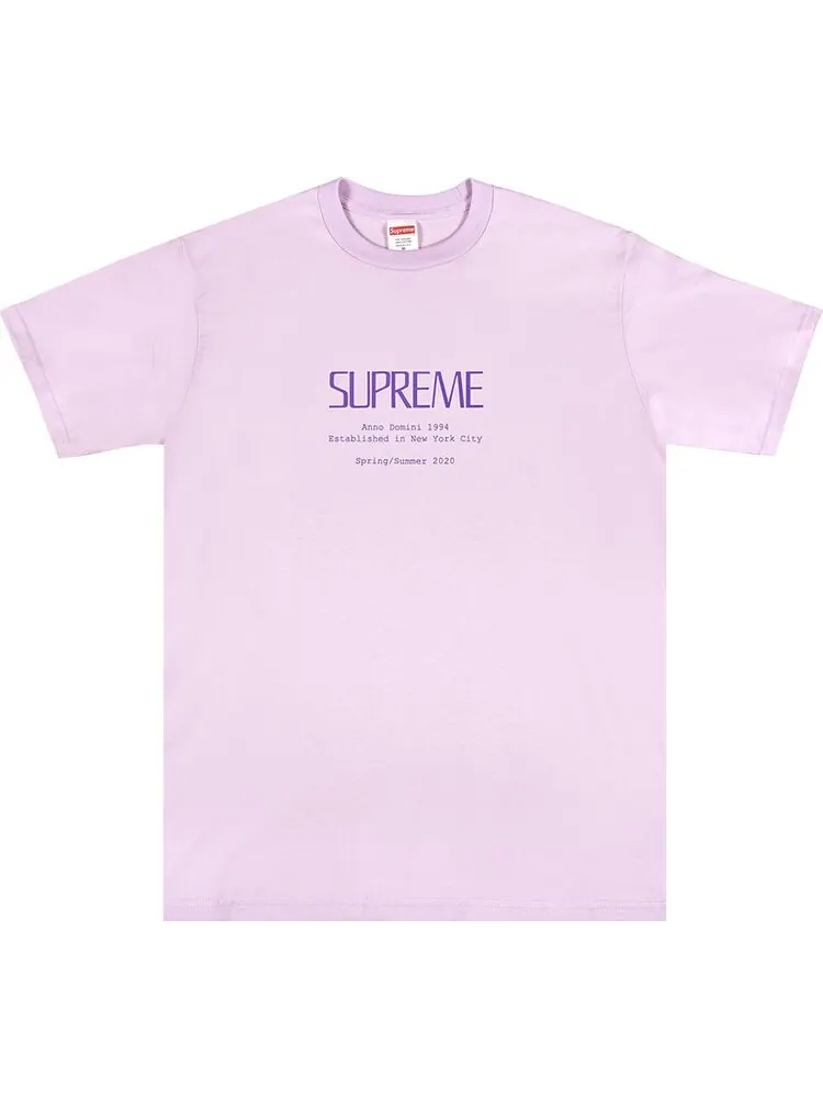 Футболка Supreme Anno Domini Tee 'Light Purple' — изображение 1 из 1, фиолетовый