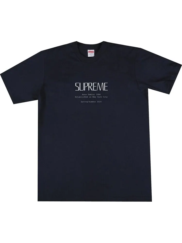 Футболка Supreme Anno Domini Tee 'Navy' — изображение 1 из 1, синий