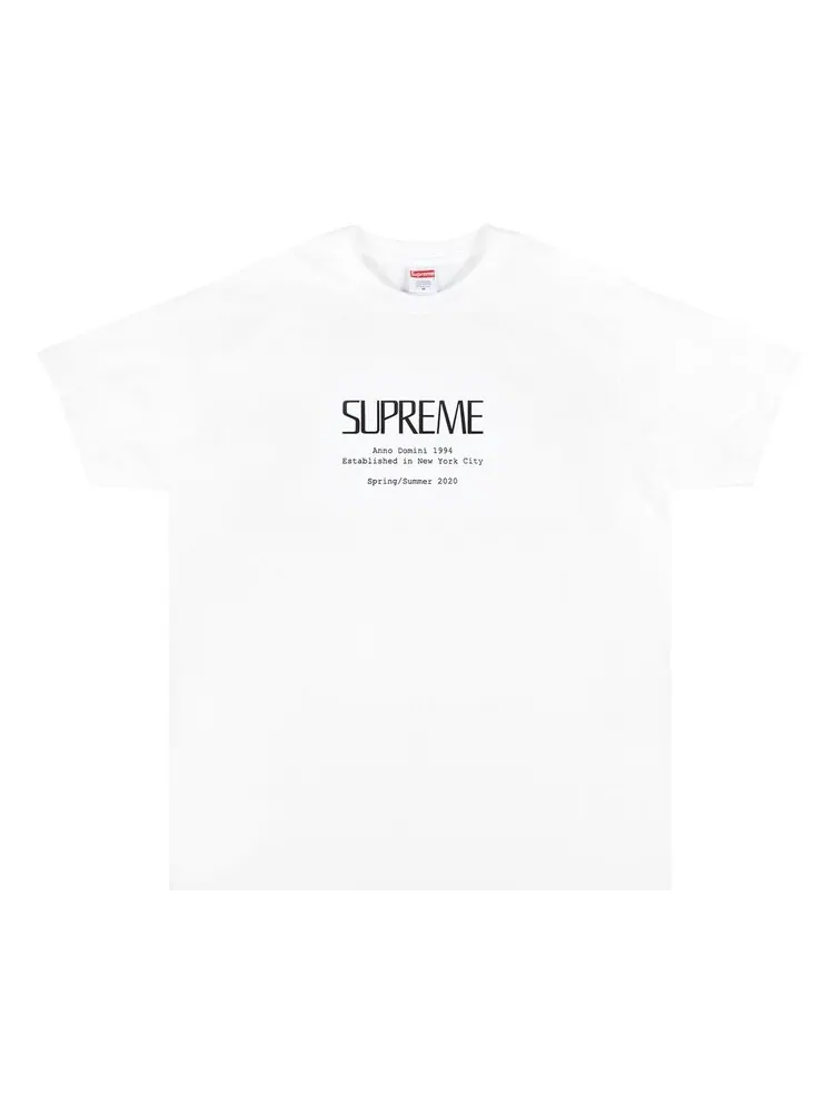Футболка Supreme Anno Domini Tee 'White' — изображение 1 из 1, белый