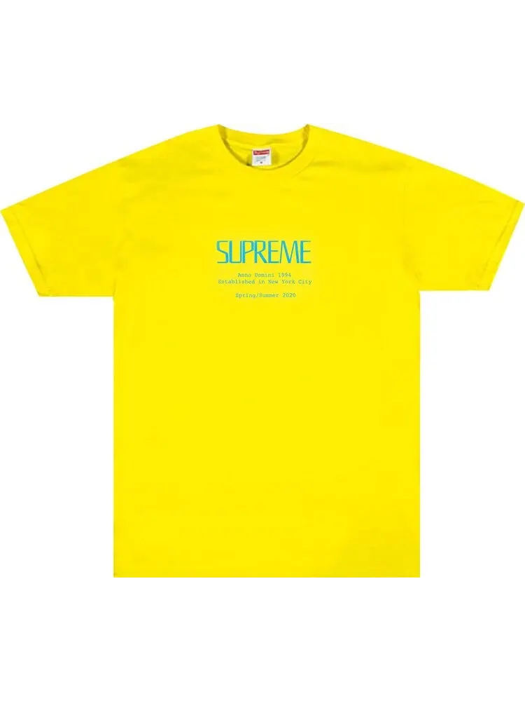 Футболка Supreme Anno Domini Tee 'Yellow' — изображение 1 из 1, желтый
