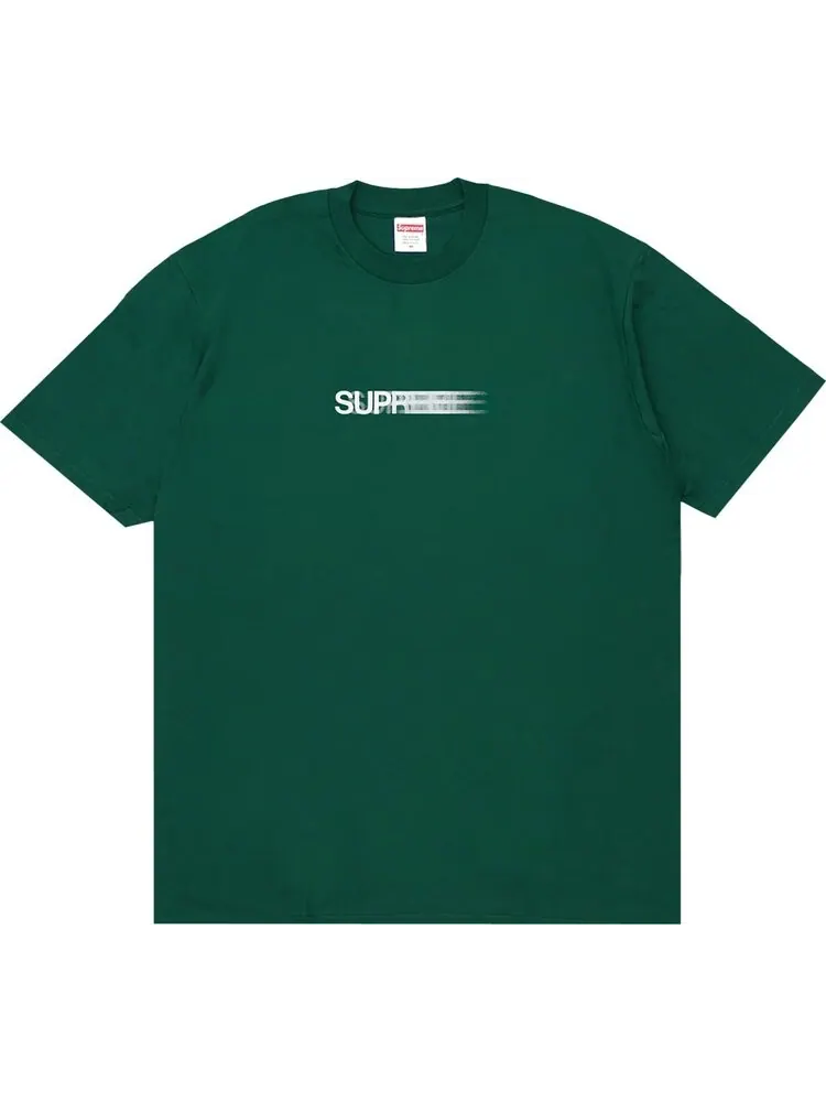 Футболка Supreme Motion Logo Tee 'Dark Green' — изображение 1 из 1, зеленый