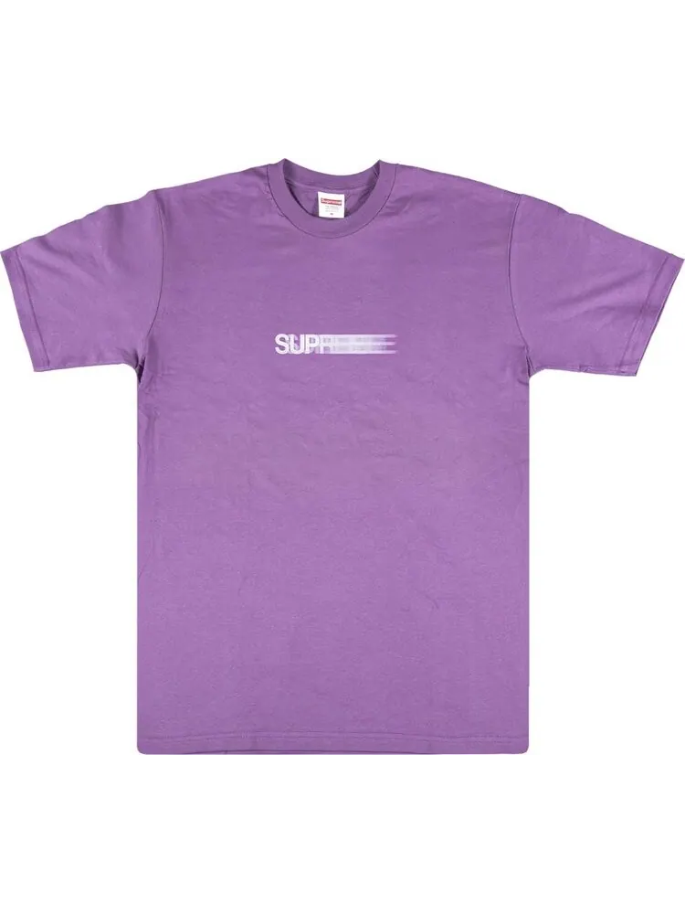 Футболка Supreme Motion Logo Tee 'Purple' — изображение 1 из 1, фиолетовый