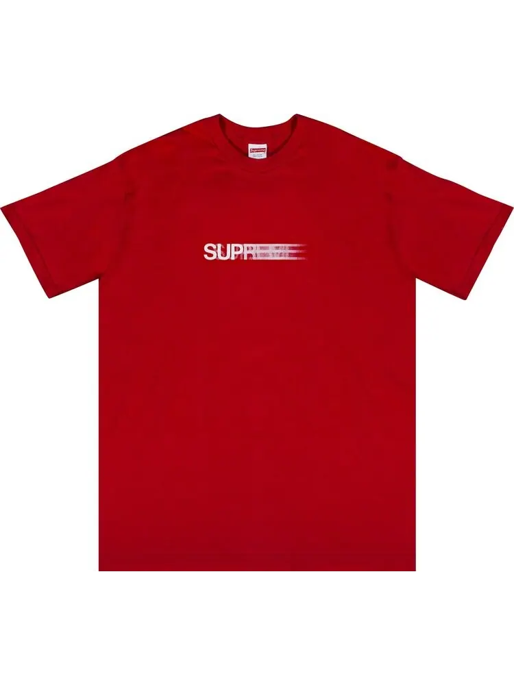 Футболка Supreme Motion Logo Tee 'Red' — изображение 1 из 1, красный