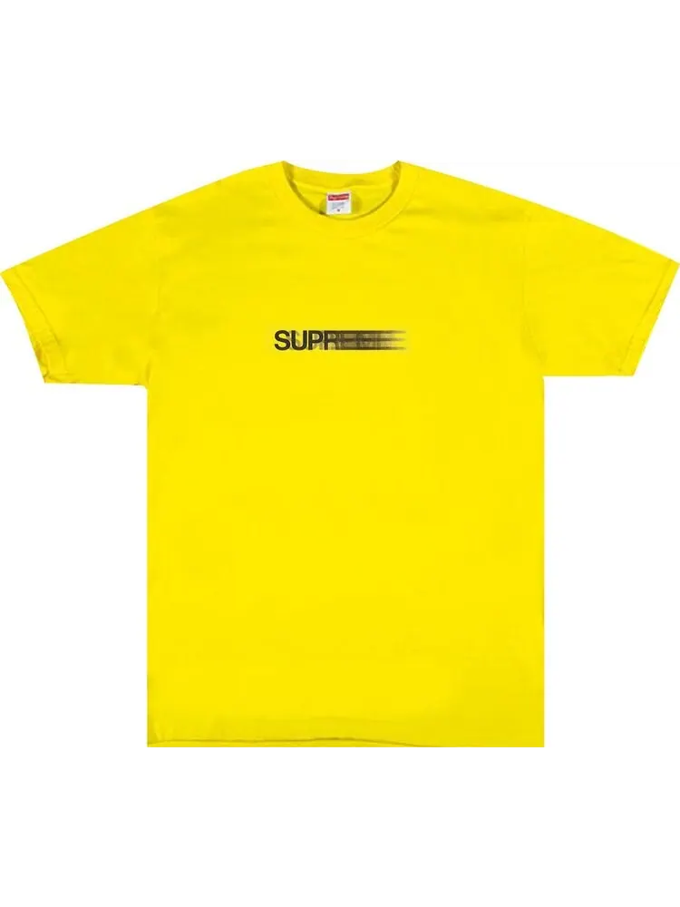 Футболка Supreme Motion Logo Tee 'Yellow' — изображение 1 из 1, желтый