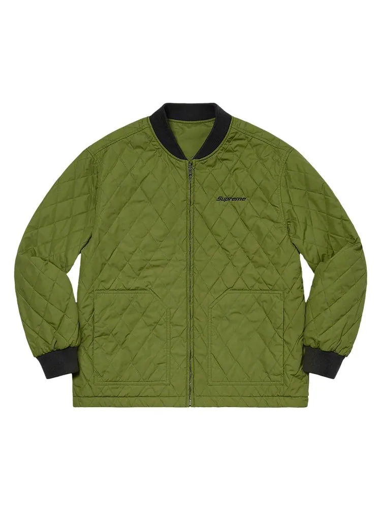 Куртка Supreme Reversible Tech Work Jacket 'Green' — изображение 1 из 3, зеленый