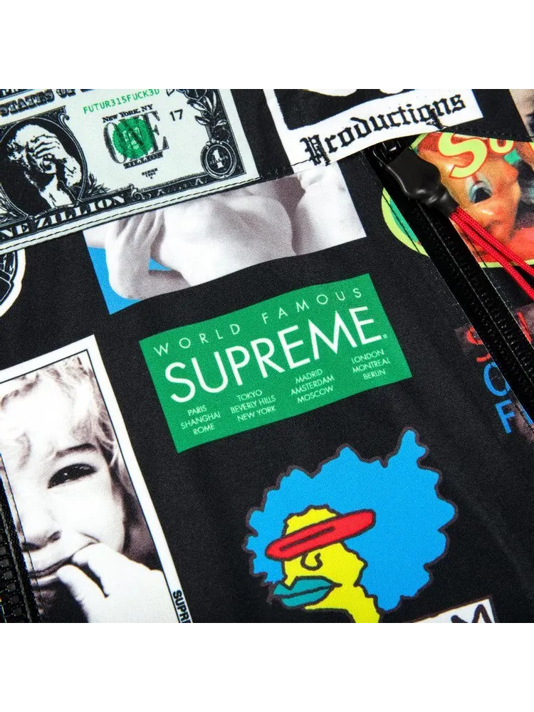 Куртка Supreme GORE-TEX Stickers Shell Jacket 'Black' — изображение 2 из 2, черный
