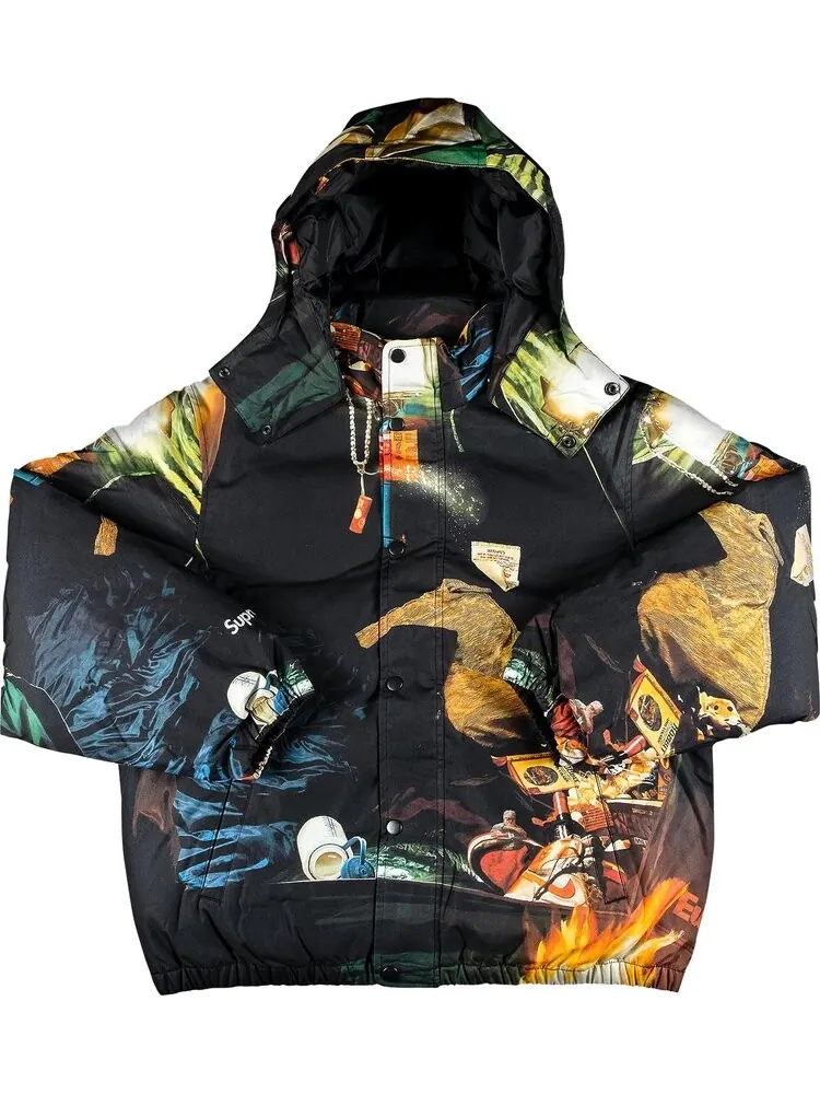 Куртка Supreme Firecracker Down Jacket 'Firecracker' — изображение 1 из 2, мульти