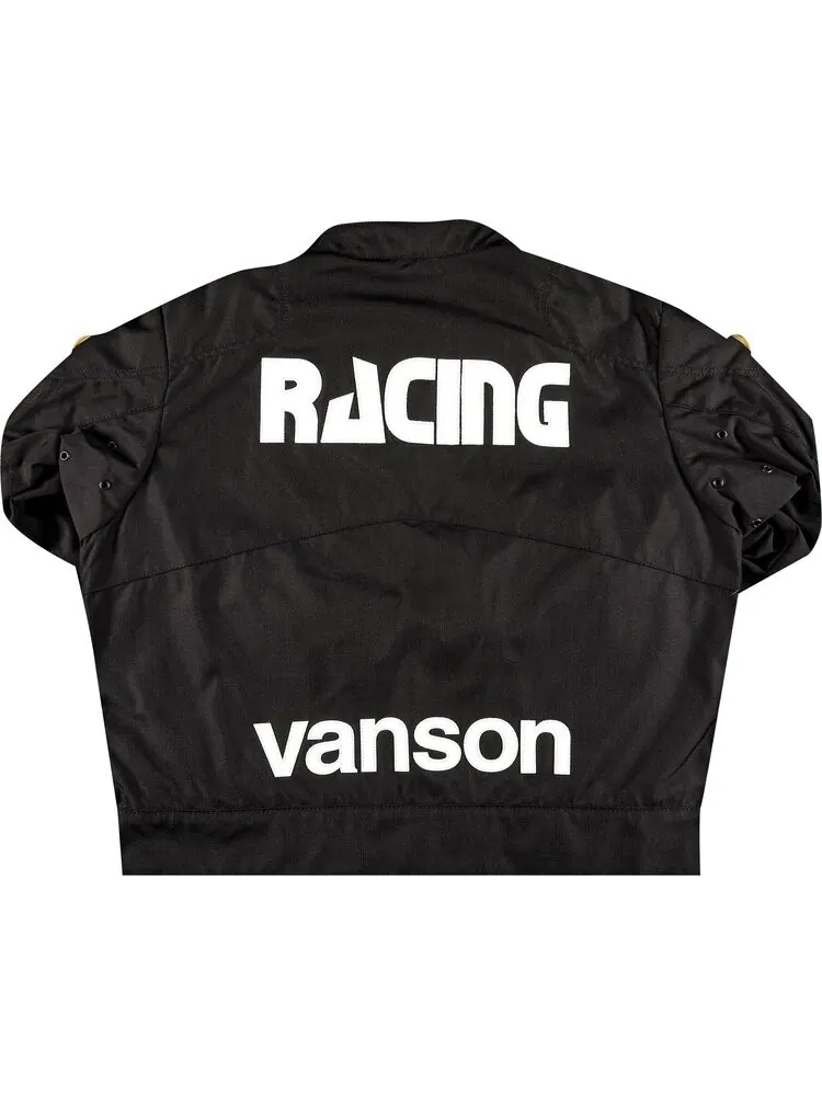 Куртка Supreme x Vanson Leathers Cordura Jacket 'Black' — изображение 2 из 3, черный