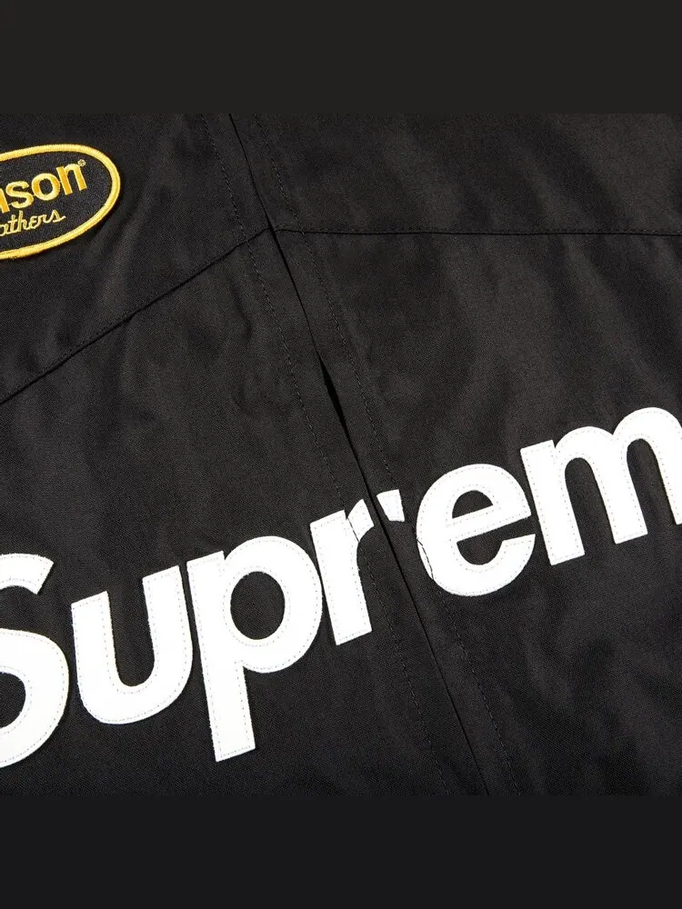 Куртка Supreme x Vanson Leathers Cordura Jacket 'Black' — изображение 3 из 3, черный