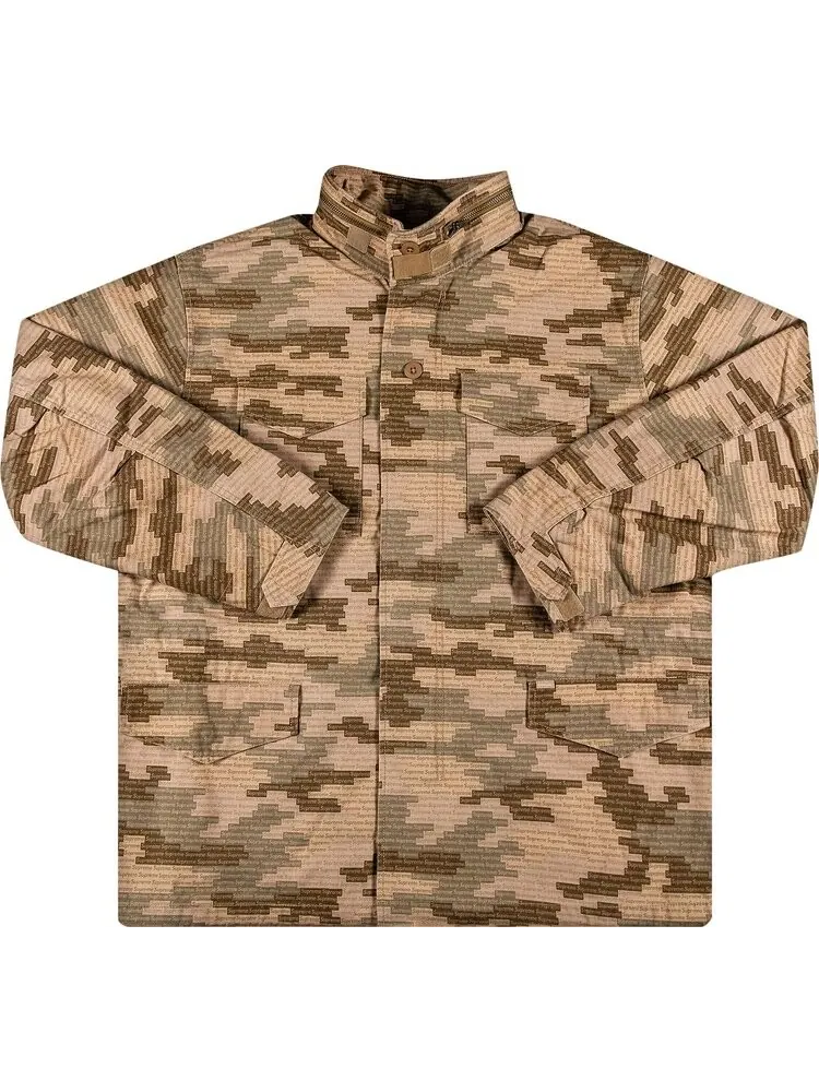 Куртка Supreme Logo Camo M-65 Jacket 'Tan' — изображение 1 из 2, загар