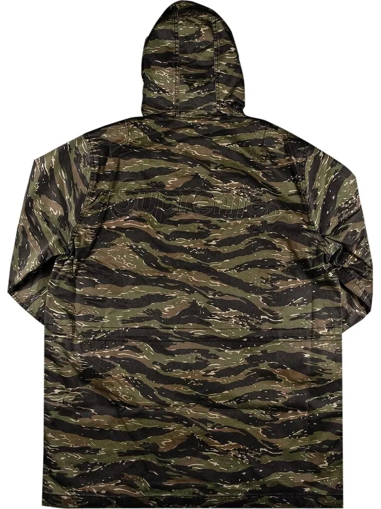 Парка Supreme Hooded Facemask Parka Tigerstripe Camo — изображение 2 из 3, зеленый